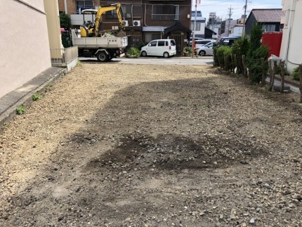 名古屋市東区のアスファルト舗装撤去が完工しました