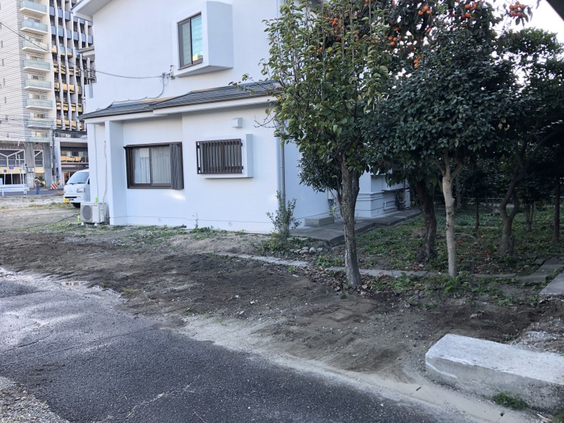 無事に完工です|名古屋市中村区ブロック塀の解体工事