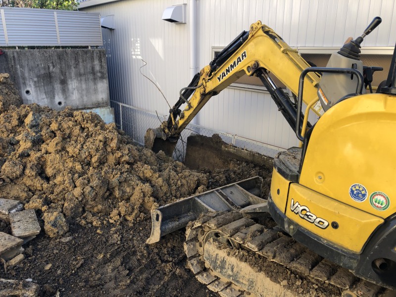 名古屋市名東区ブロック塀の解体工事