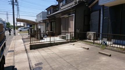 名古屋市緑区カーポートの撤去【撤去後】
