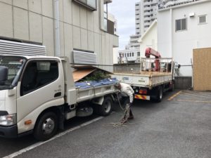 名古屋市中川区の庭石の撤去