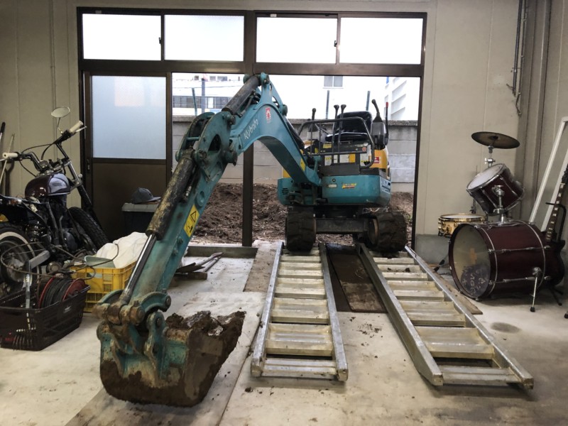 名古屋市中川区の庭石の撤去