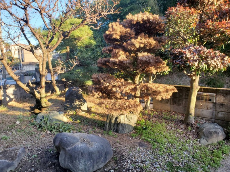 愛知県瀬戸市お庭の解体/リフォーム【庭石×ブロック】