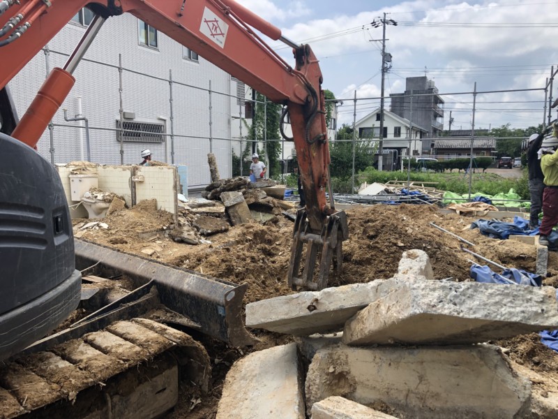 名古屋市中川区の木造2階建て解体工事