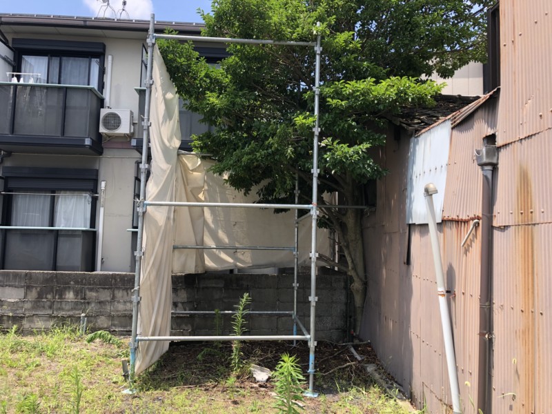 名古屋市守山区の木造2階建て解体工事