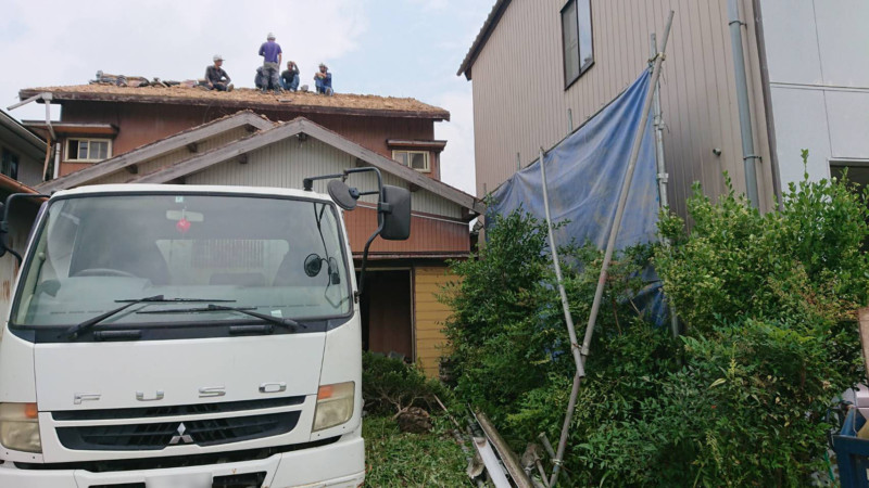 名古屋市中川区の木造2階建て解体工事