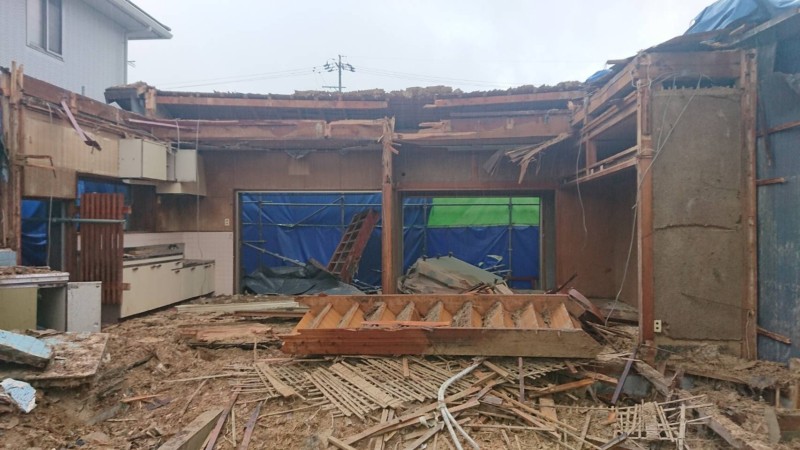 名古屋市中川区の木造2階建て解体工事