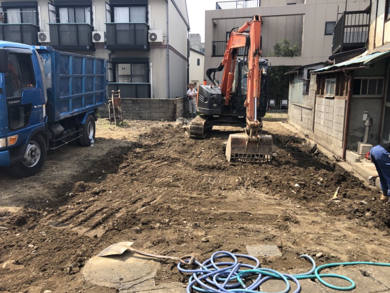 名古屋市守山区の木造2階建て解体工事