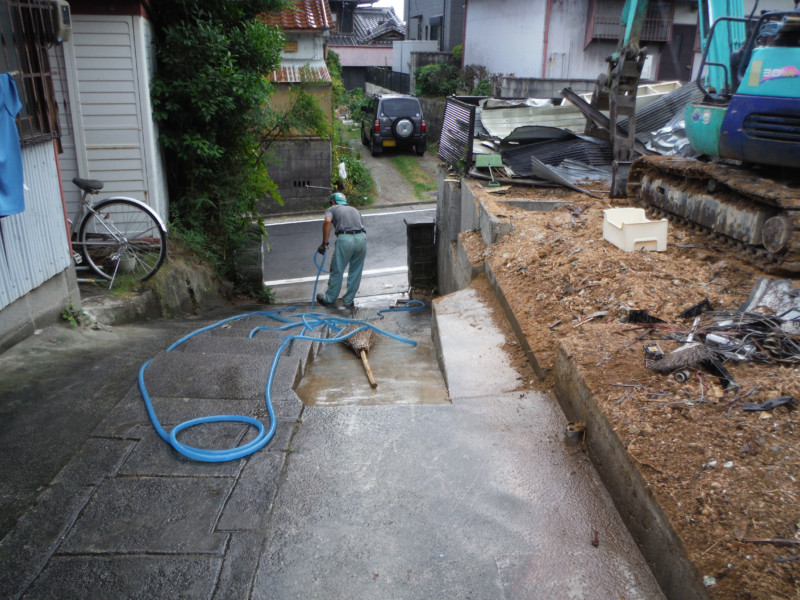 名古屋市瑞穂区の木造平屋建て住宅の解体工事