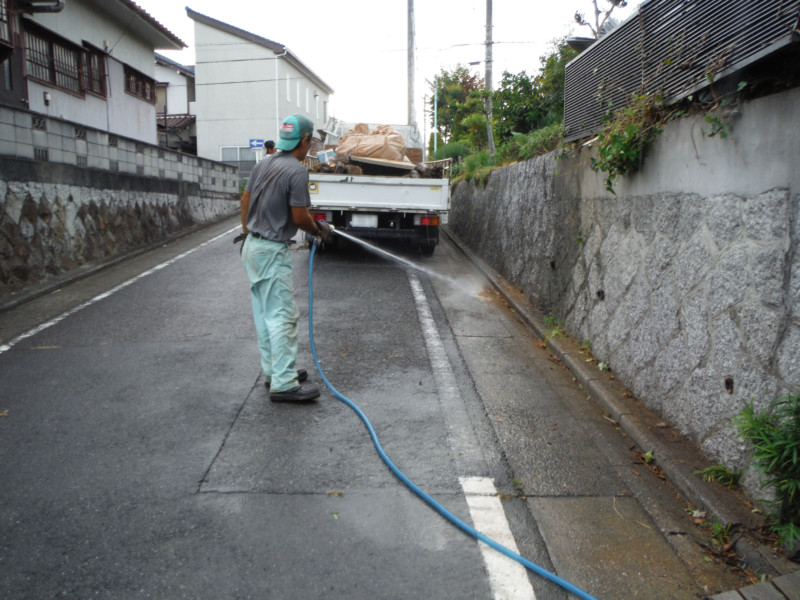 名古屋市瑞穂区の木造平屋建て住宅の解体工事