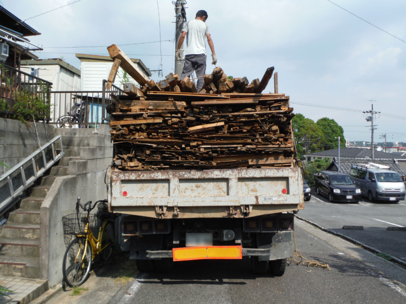 名古屋市瑞穂区の木造平屋建て住宅の解体工事