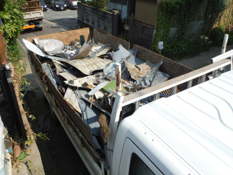 名古屋市瑞穂区の木造平屋建て住宅の解体工事