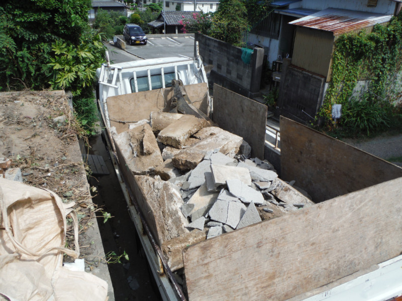 名古屋市瑞穂区の木造平屋建て住宅の解体工事