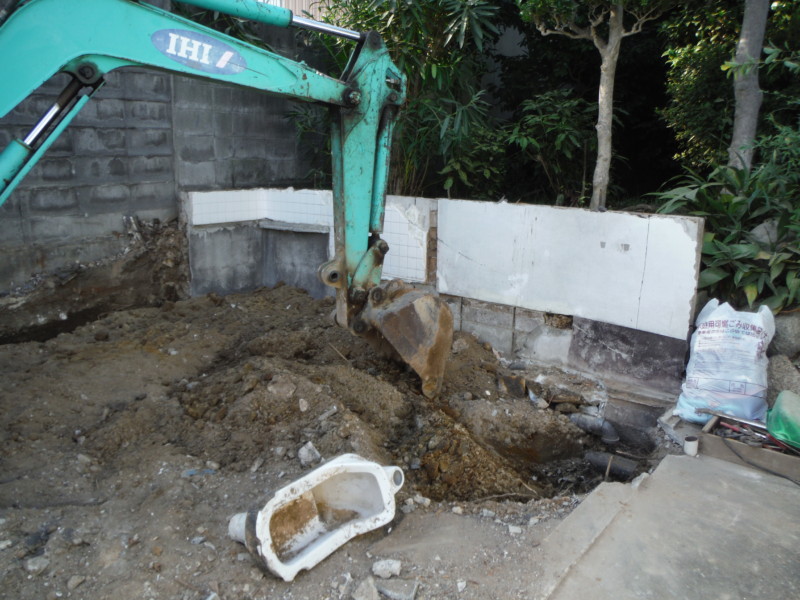 名古屋市瑞穂区の木造平屋建て住宅の解体工事