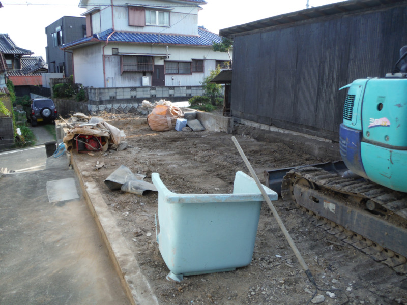 名古屋市瑞穂区の木造平屋建て住宅の解体工事