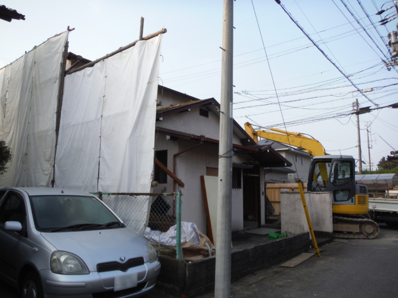 愛知県犬山市の木造2階建て住宅の解体工事例