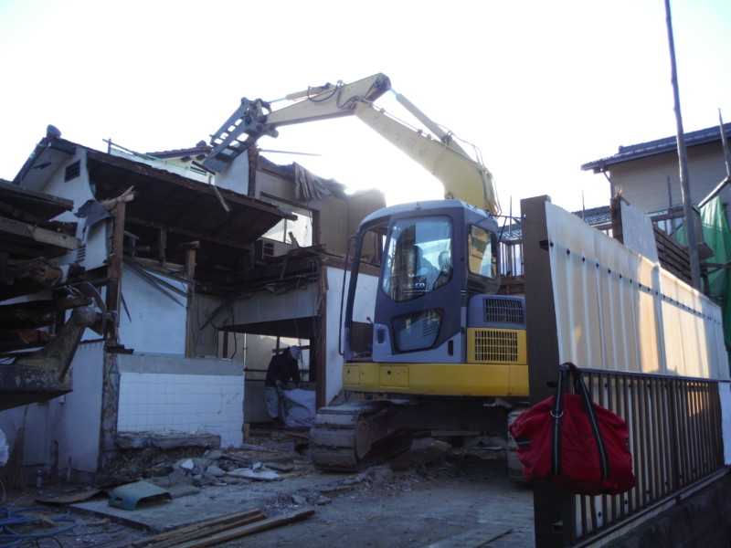 愛知県犬山市の木造2階建て住宅の解体工事例