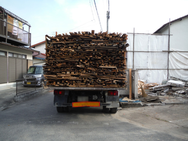 愛知県犬山市の木造2階建て住宅の解体工事例