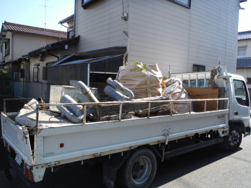 愛知県犬山市の木造2階建て住宅の解体工事例