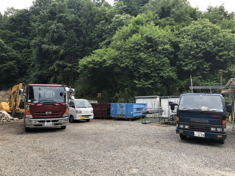 保有機械｜ハウス解体