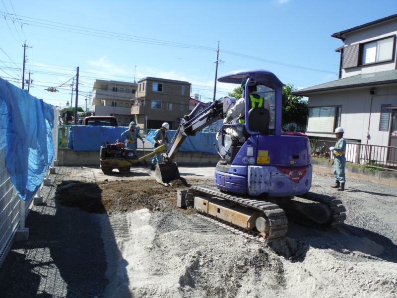 名古屋市守山区のアスファルト舗装工事【駐車場110㎡50万円】