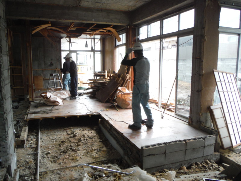 名古屋市千種区コンクリート造2階建て住宅の解体工事