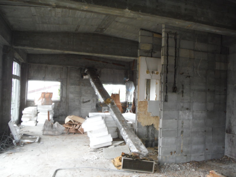 名古屋市千種区コンクリート造2階建て住宅の解体工事