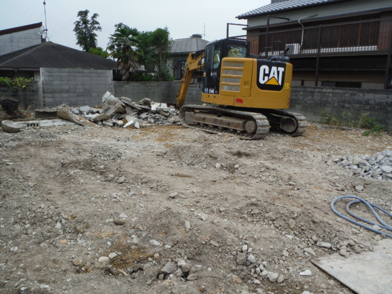 名古屋市千種区コンクリート造2階建て住宅の解体工事