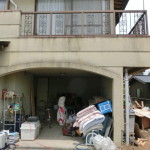 ベランダの解体工事