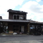 愛知県春日井市の火災現場の解体工事お見積もり調査