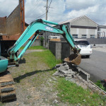 ブロック塀の解体工事が完工