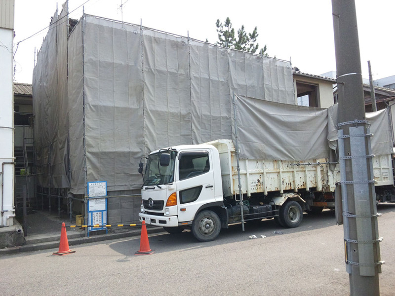 愛知県小牧市の解体工事