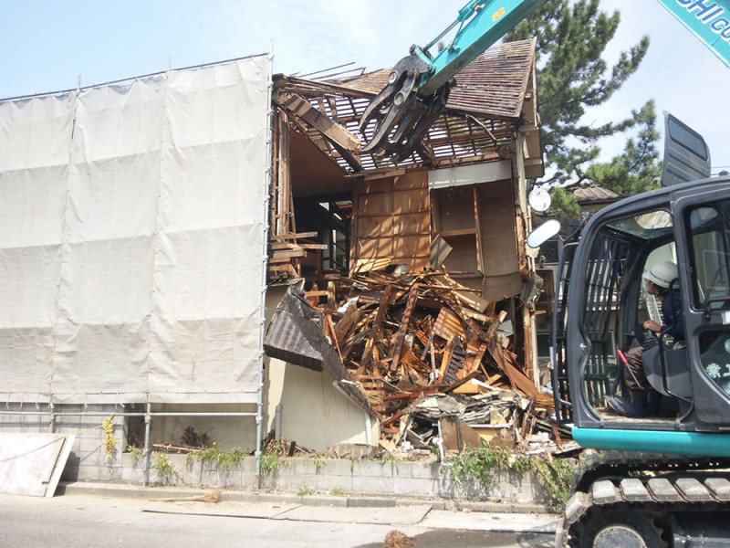 愛知県小牧市の解体工事
