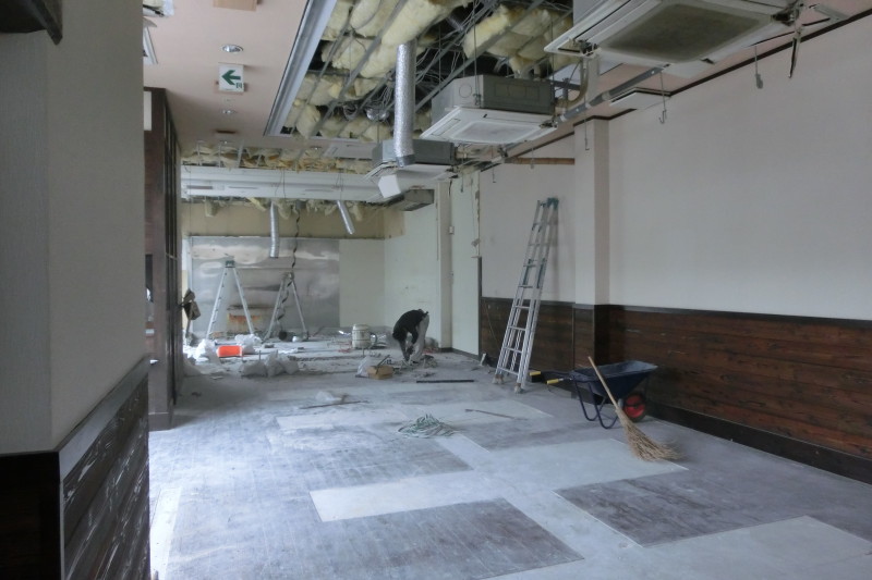 名古屋市千種区【店舗:飲食店】移転による内装解体・原状回復