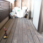 名古屋市天白区のウッドデッキ解体工事お見積り調査