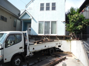 愛知県日進市ウッドデッキの解体工事が完工