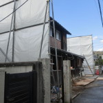 足場養生はしっかりと｜名古屋市千種区