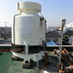 名古屋市北区の冷却塔の撤去工事お見積り調査