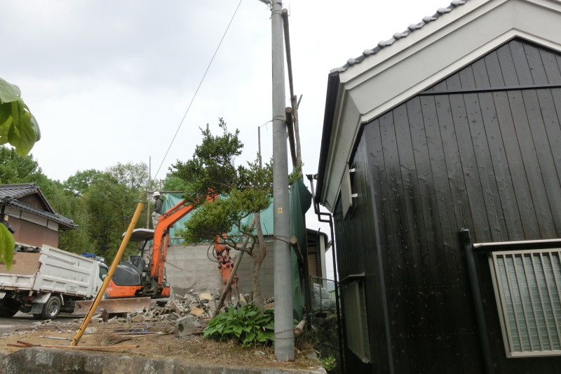 愛知県江南市の鉄骨造の解体工事