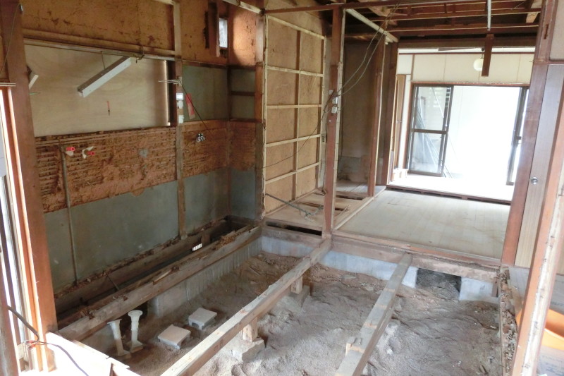 愛知県小牧市の木造住宅の内装解体が完工