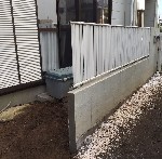 名古屋市守山区のブロック塀撤去工事