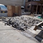 駐車場土間コンクリート撤去