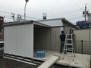 倉庫撤去が完工