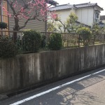 名古屋市のコンクリート壁の撤去工事お見積り調査