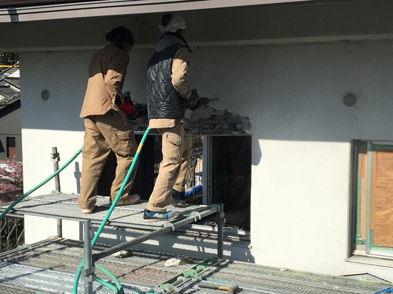 名古屋市コンクリートはつり工事