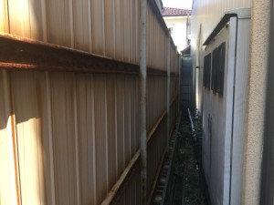 愛知県犬山市のフェンス撤去処分お見積り調査