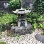 名古屋市守山区の灯篭の撤去処分お見積り調査