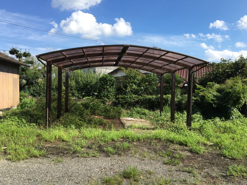 岐阜県可児市のカーポート撤去工事お見積り調査