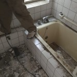 愛知県春日井市お風呂の解体工事