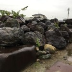 愛知県愛西市の庭石撤去お見積り調査